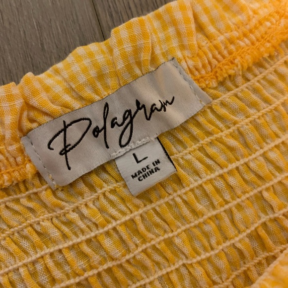 Polagram Yellow Ribbed Sun Dress - Picture 3 of 4